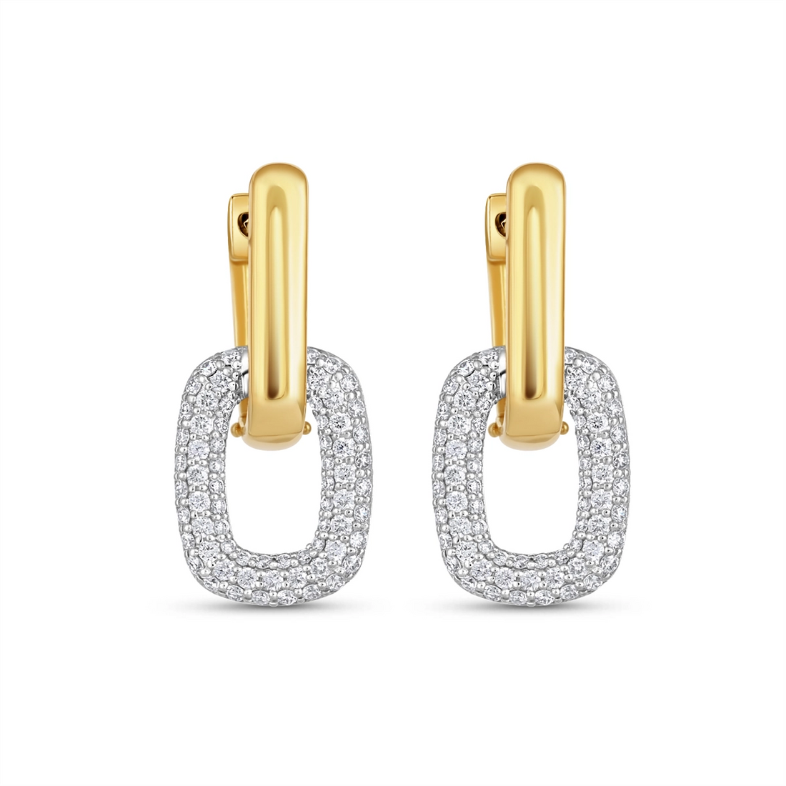 Earrings Earrings in Mixed Metals containing Diamond 458954