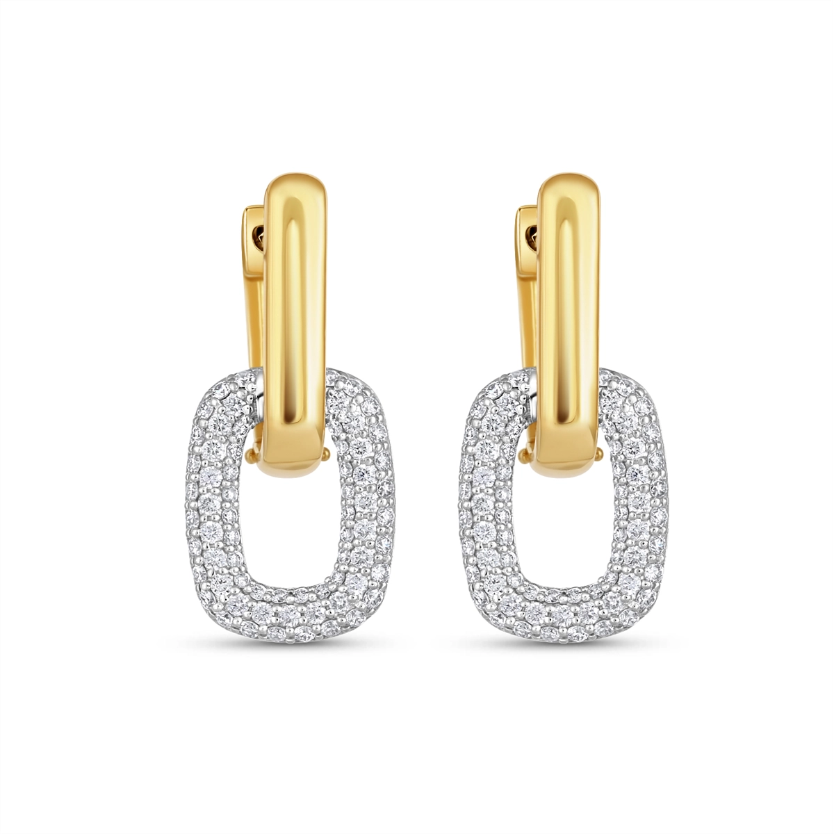Earrings Earrings in Mixed Metals containing Diamond 458954
