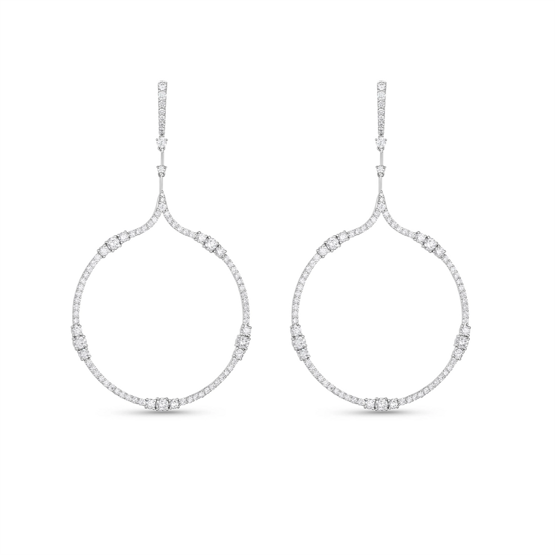 Earrings Earrings in White Gold containing Diamond 458955