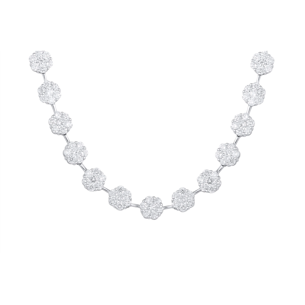 Necklaces Necklaces in White Gold containing Diamond 458958