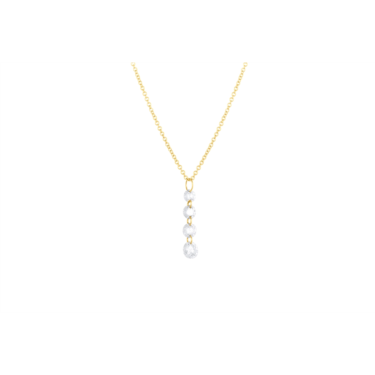 Necklaces Necklaces in Yellow Gold containing Diamond 458961