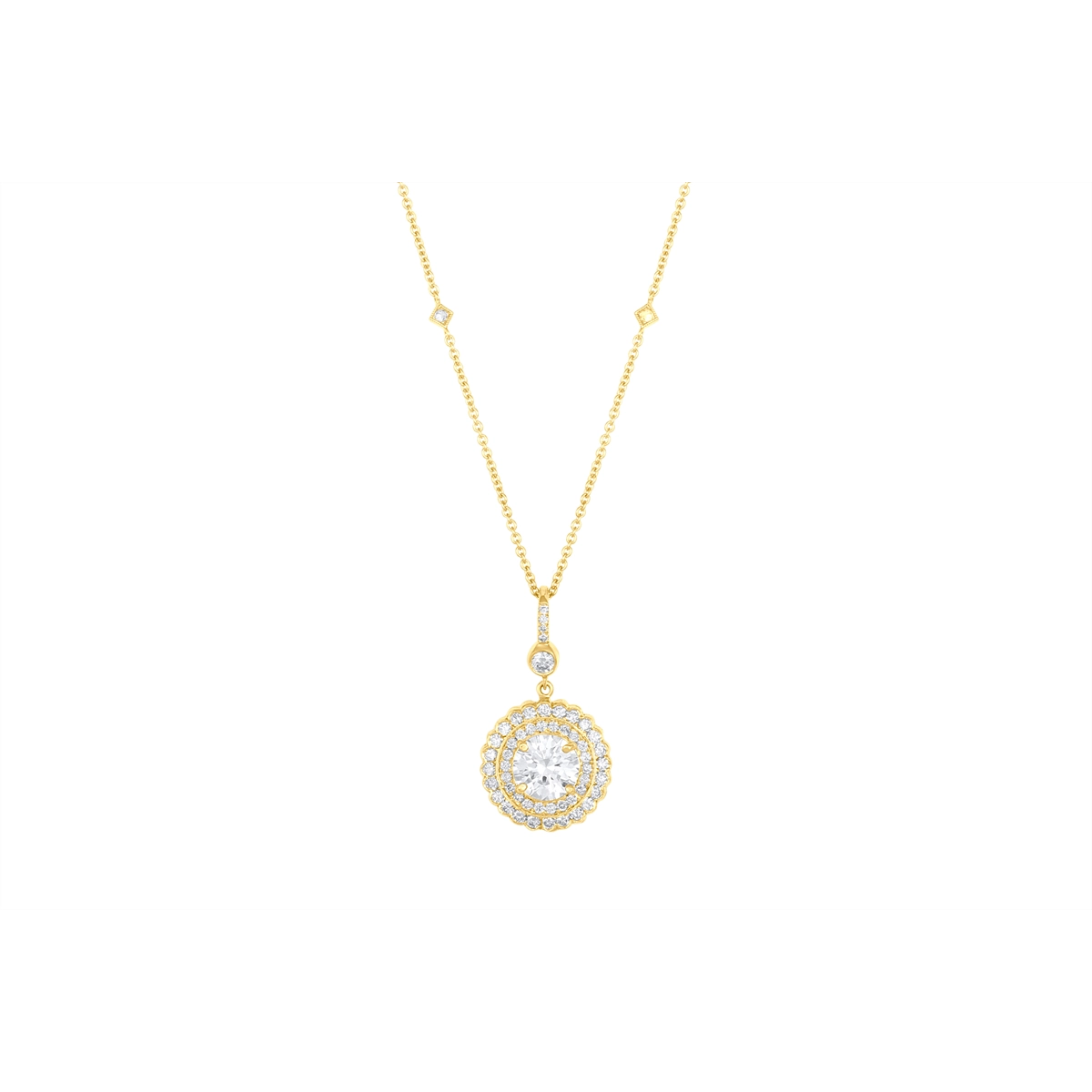 Necklaces Necklaces in Yellow Gold containing Diamond 458962