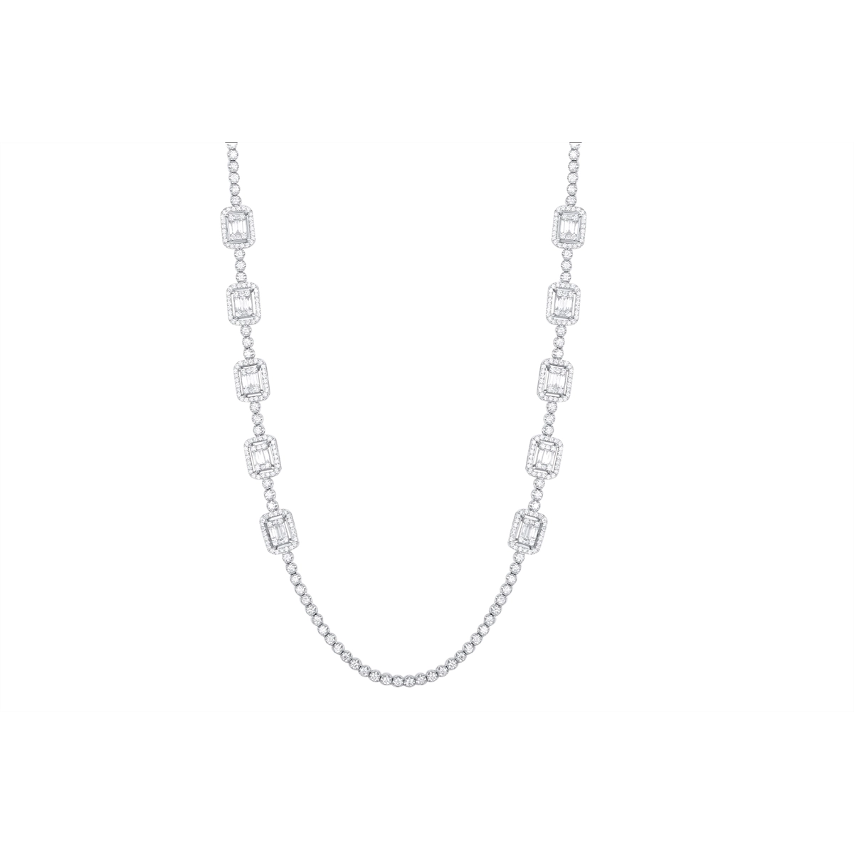 Necklaces Necklaces in White Gold containing Diamond 458965