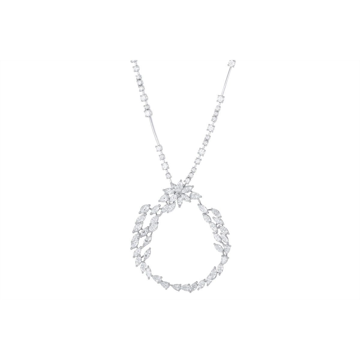 Necklaces Necklaces in White Gold containing Diamond 458967