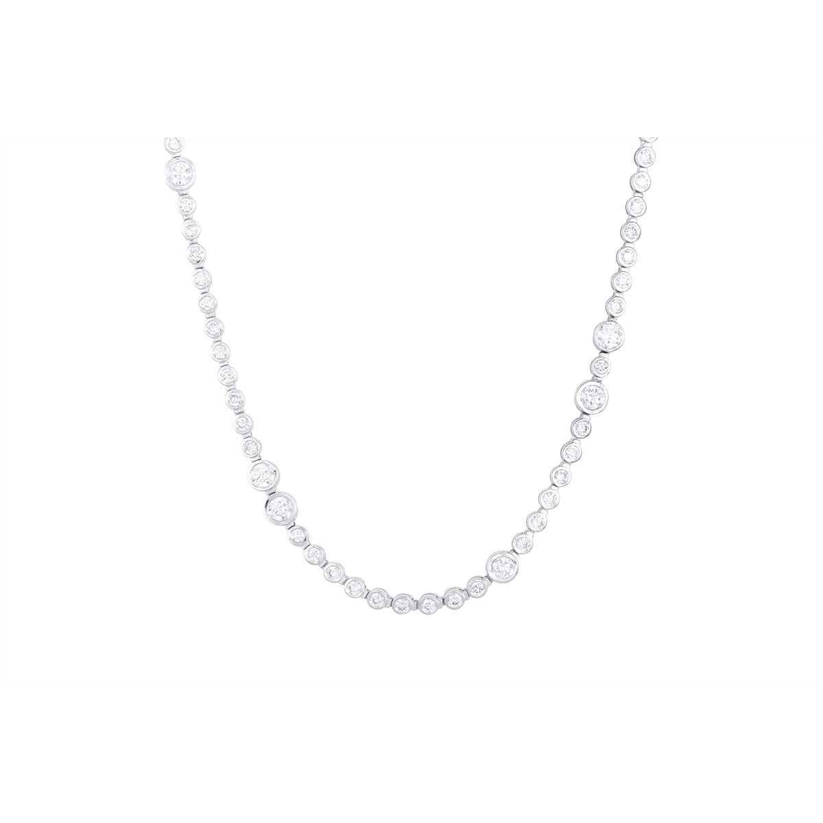 Necklaces Necklaces in White Gold containing Diamond 458970