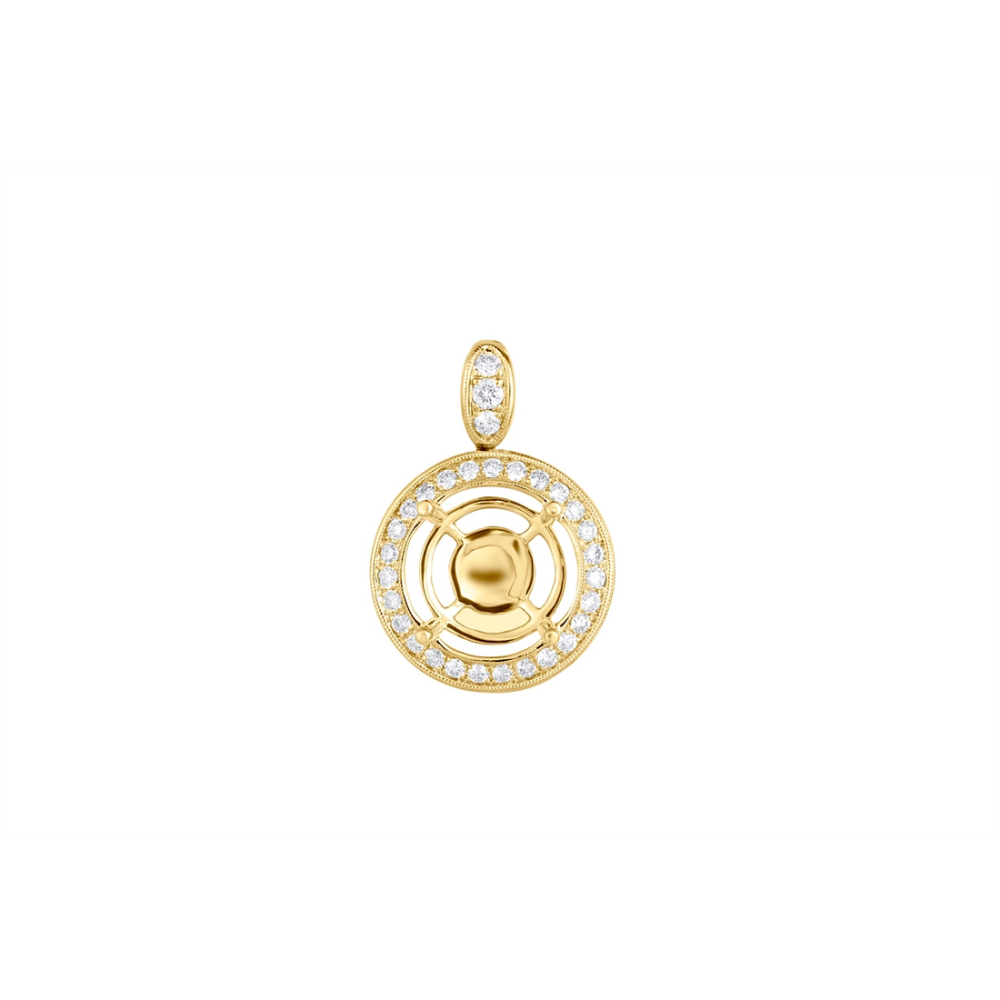 Pendants Pendants in Yellow Gold containing Diamond 458974