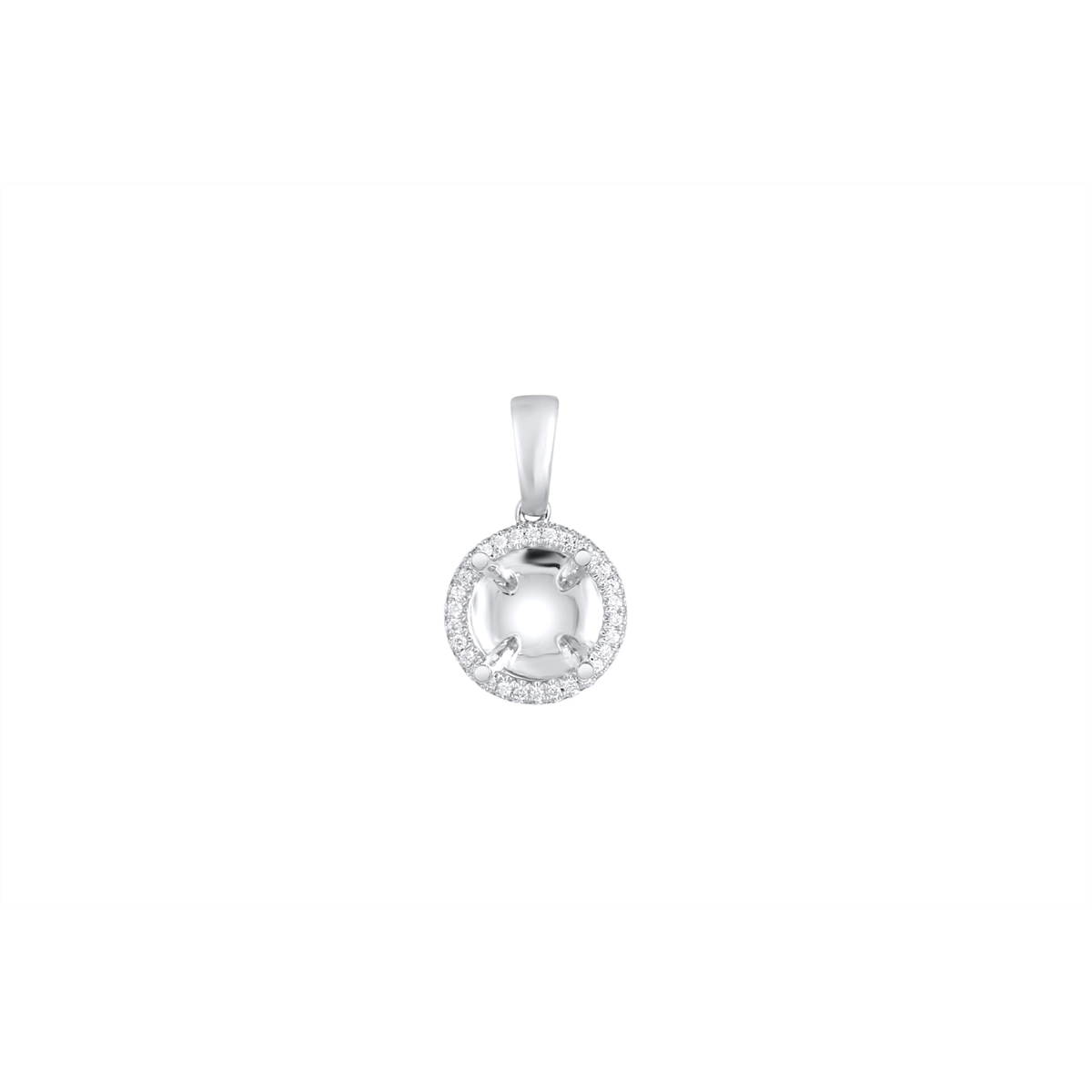 Pendants Pendants in White Gold containing Diamond 458978