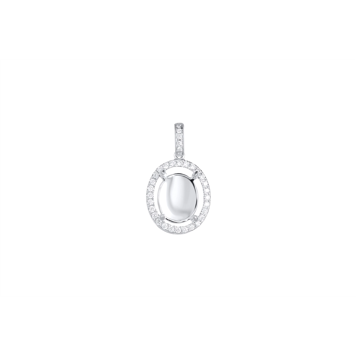 Pendants Pendants in White Gold containing Diamond 458985