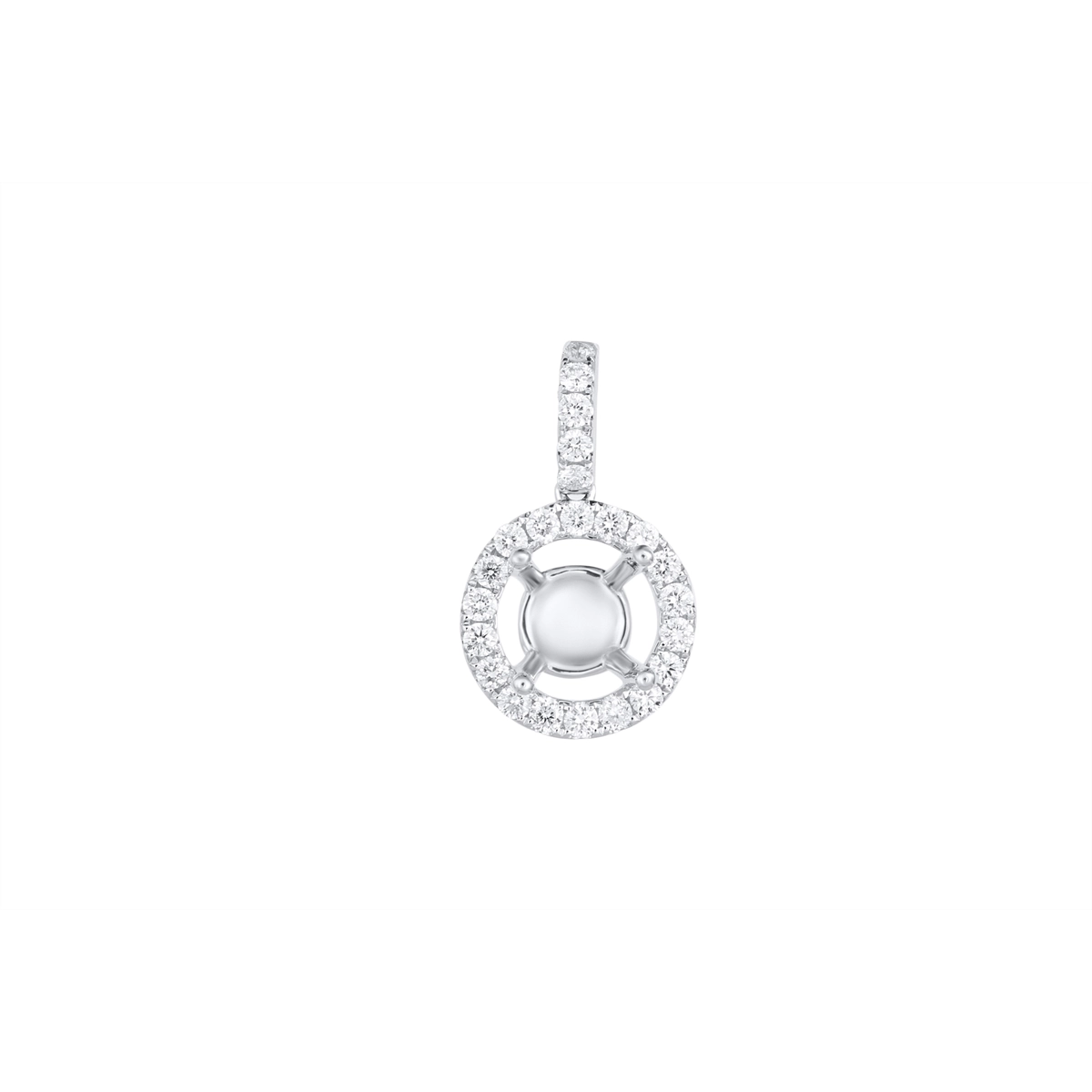 Pendants Pendants in White Gold containing Diamond 458990