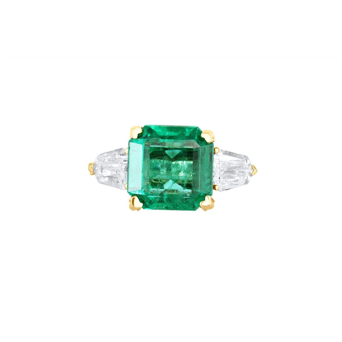 Rings Rings in Mixed Metals containing Multi-gemstone, Diamond, Emerald 459001
