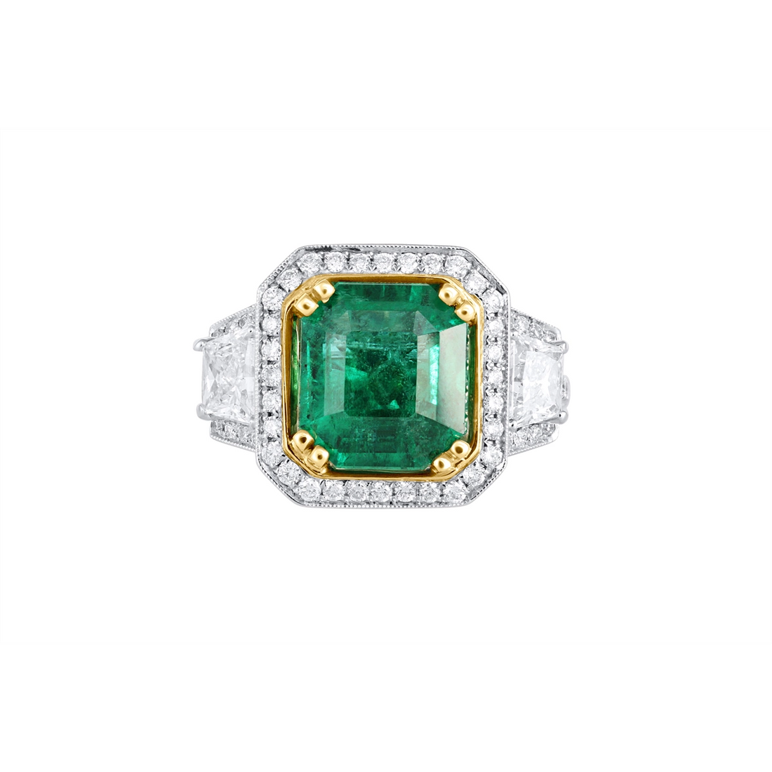 Rings Rings in Mixed Metals containing Multi-gemstone, Diamond, Emerald 459069