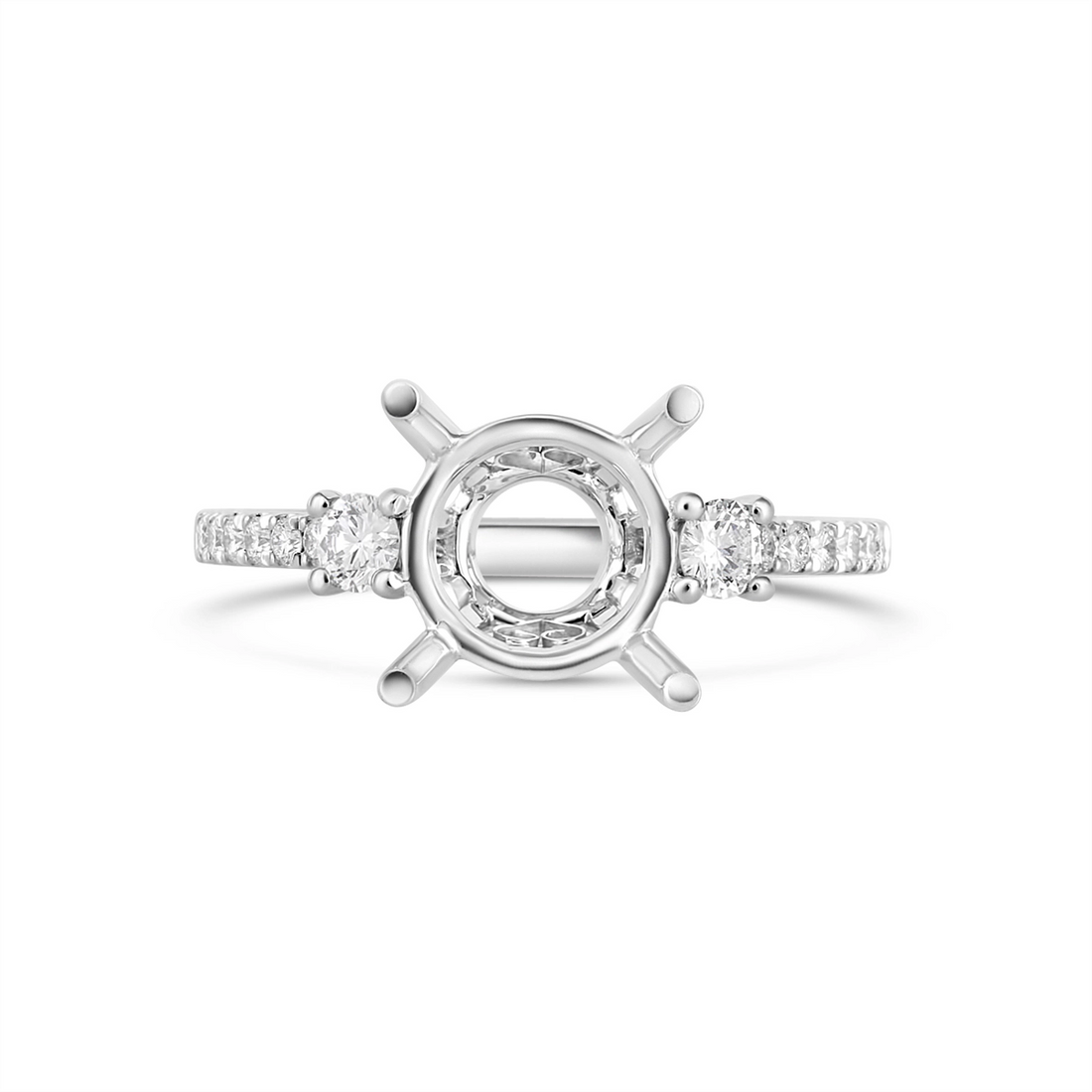 Engagement Collections Engagement Rings in White Gold containing Diamond 459076