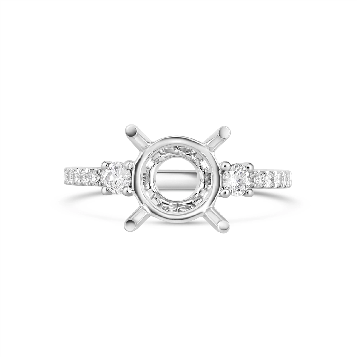 Engagement Collections Engagement Rings in White Gold containing Diamond 459076