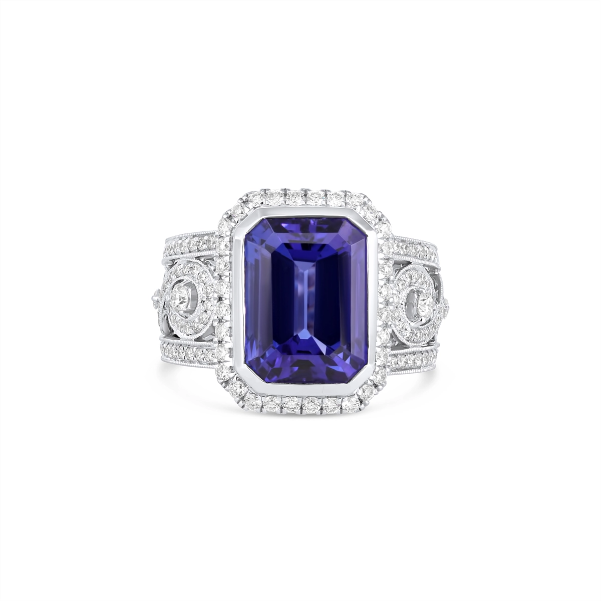 Rings Rings in White Gold containing Tanzanite, Multi-gemstone, Diamond 459093