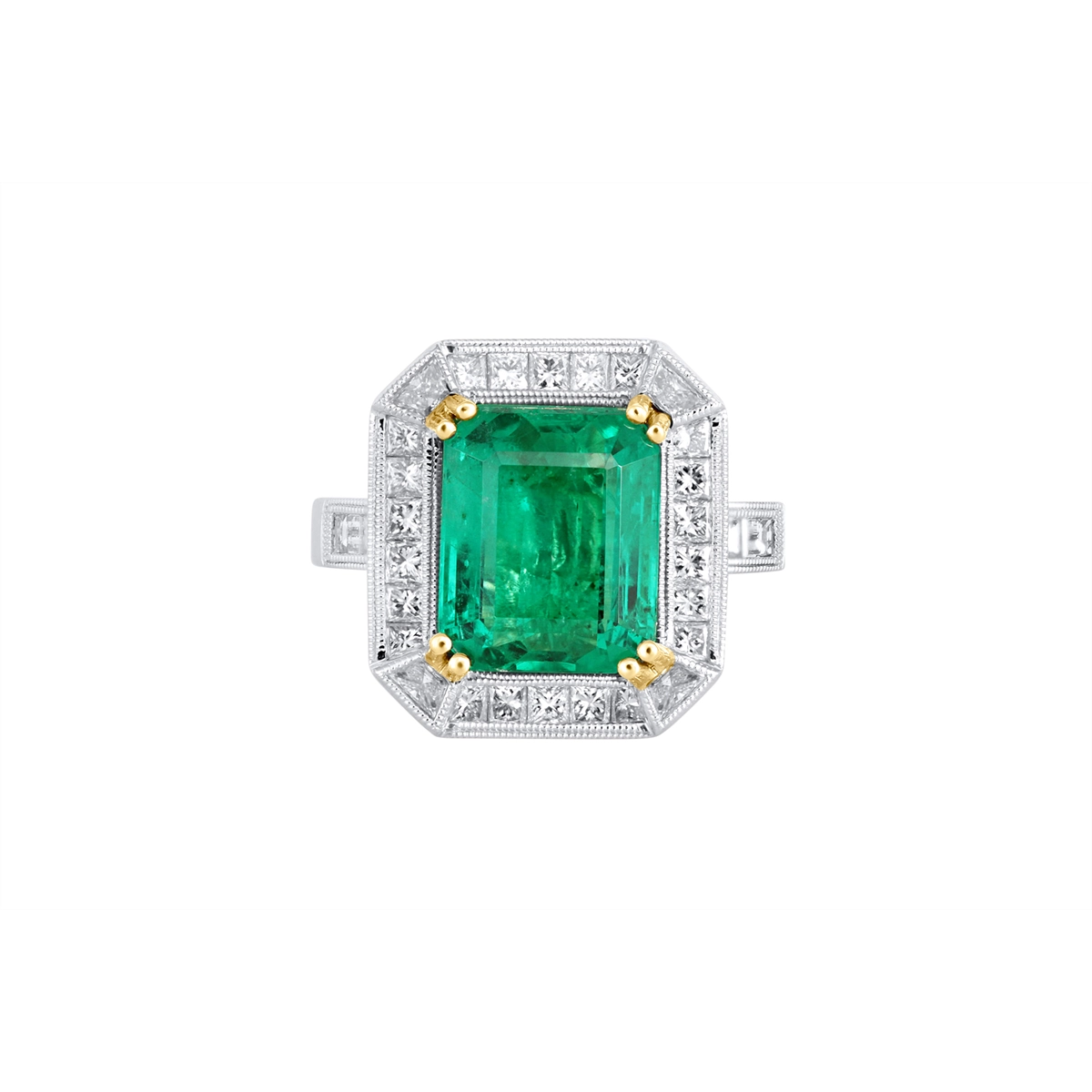 Rings Rings in Mixed Metals containing Multi-gemstone, Diamond, Emerald 459105