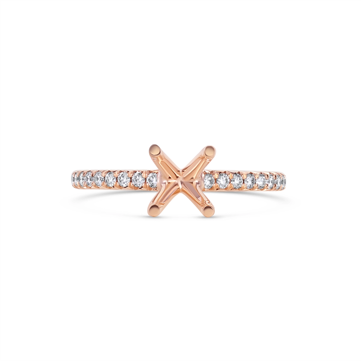 Engagement Collections Engagement Rings in Rose Gold containing Diamond 459192