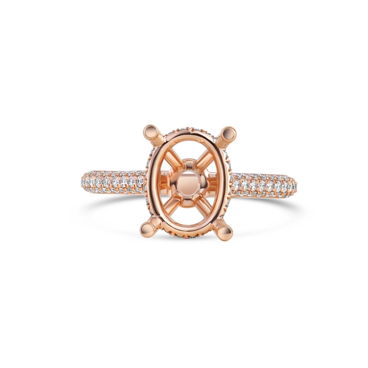 Engagement Collections Engagement Rings in Rose Gold containing Diamond 459196