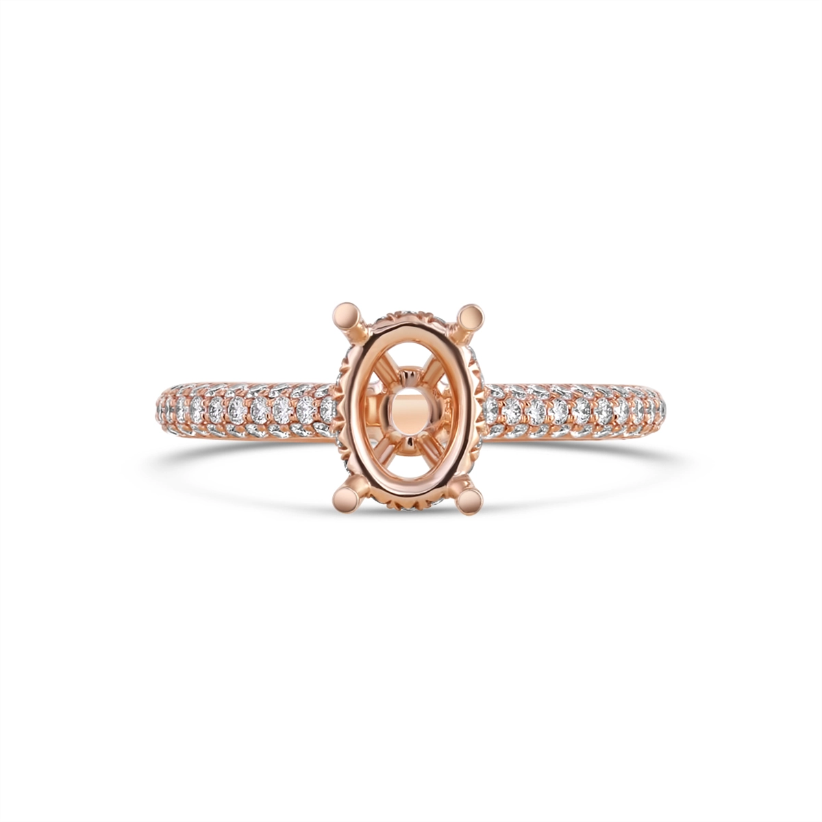 Engagement Collections Engagement Rings in Rose Gold containing Diamond 459197