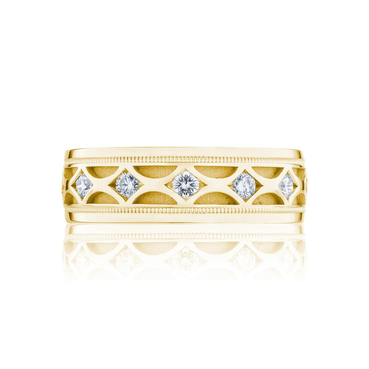 Tacori Wedding Rings in Yellow Gold containing Diamond 459262