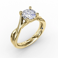 Fana Engagement Rings in Yellow Gold S3536-2_5CT-RD-14KY