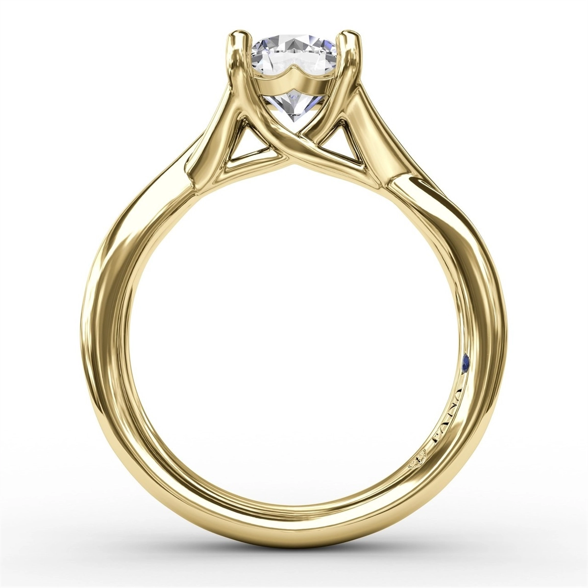 Fana Engagement Rings in Yellow Gold S3536-2_5CT-RD-14KY