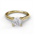 Fana Engagement Rings in Yellow Gold containing Diamond S3908-2_0CT-RD-14KY