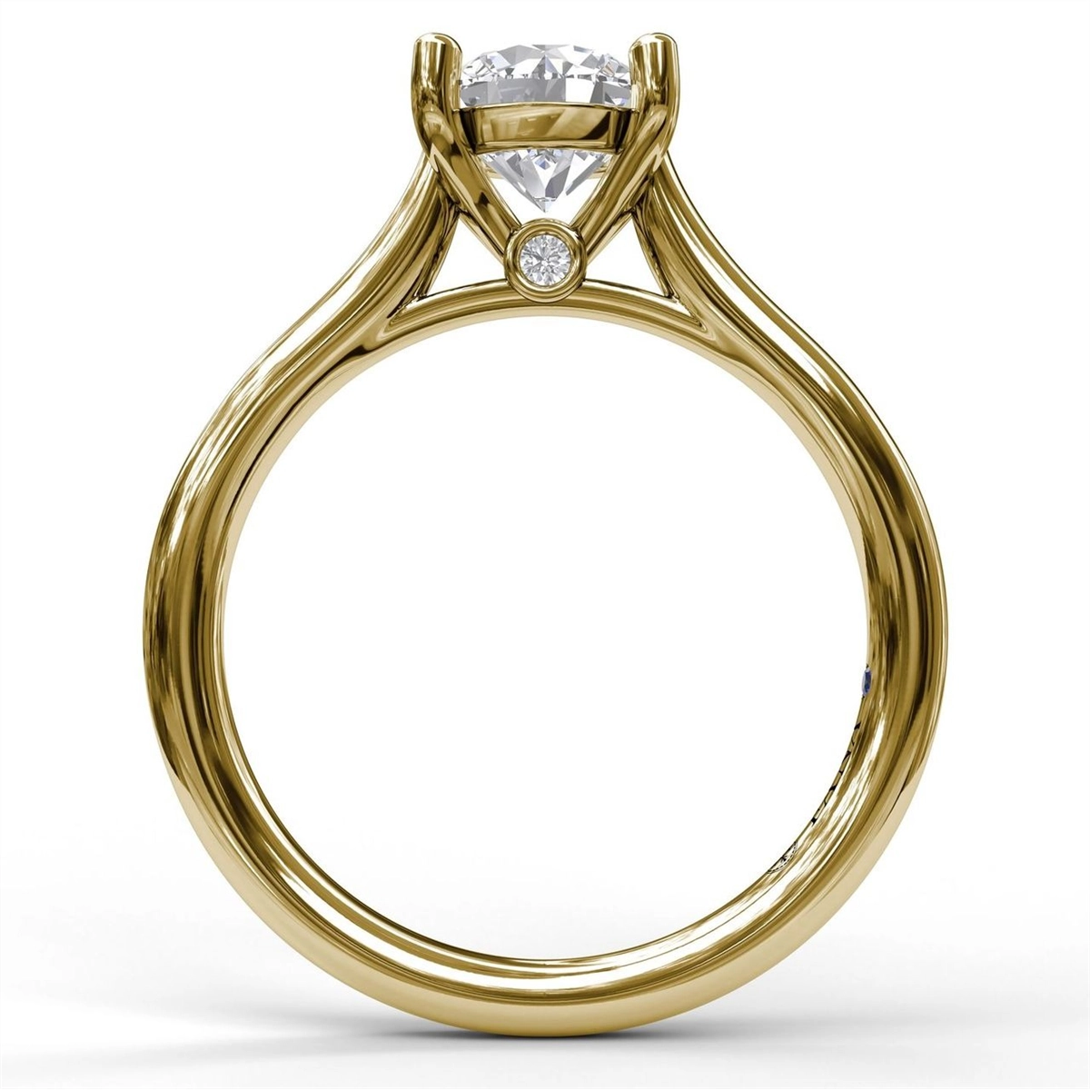 Fana Engagement Rings in Yellow Gold containing Diamond S3908-2_0CT-RD-14KY