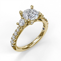 Fana Engagement Rings in Yellow Gold containing Diamond S3921-2_5CT-RD-14KY