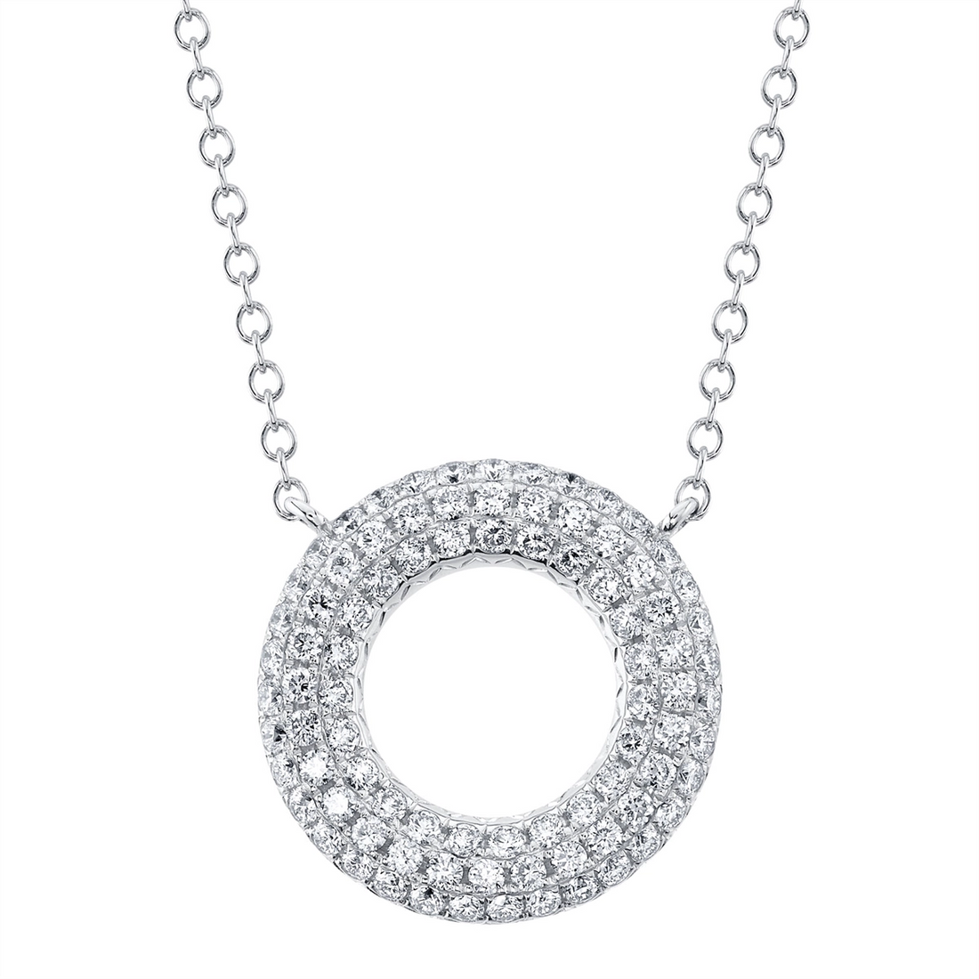 Necklaces Necklaces in White Gold containing Diamond 459314