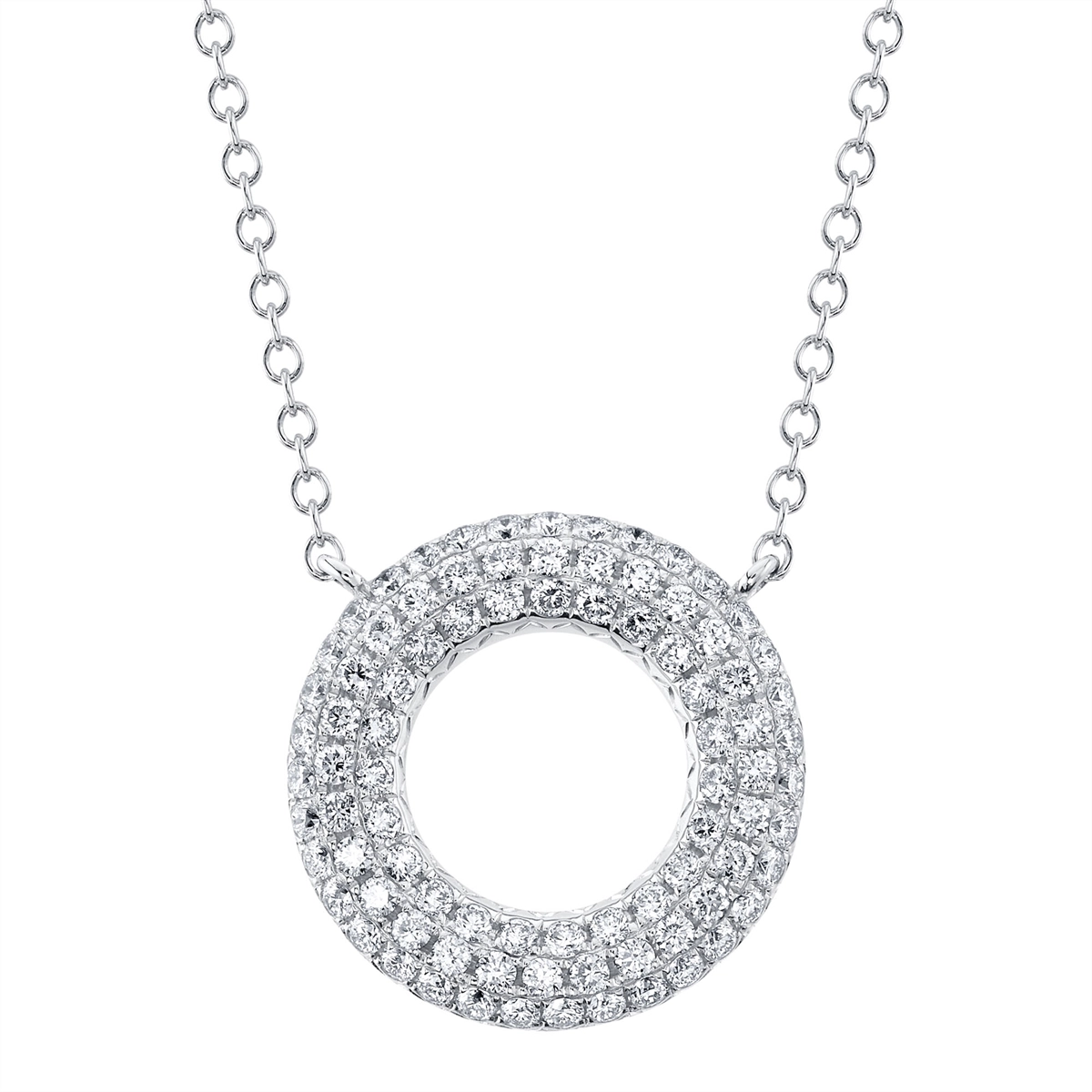 Necklaces Necklaces in White Gold containing Diamond 459314