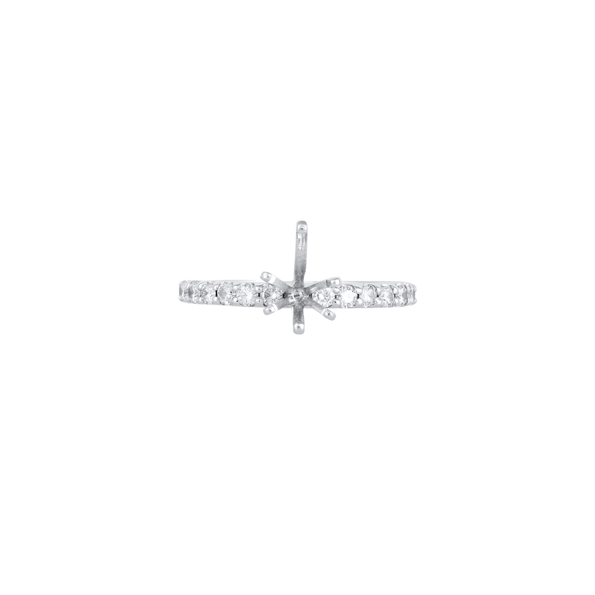 Engagement Collections Engagement Rings in White Gold containing Diamond EN6593WG-PE