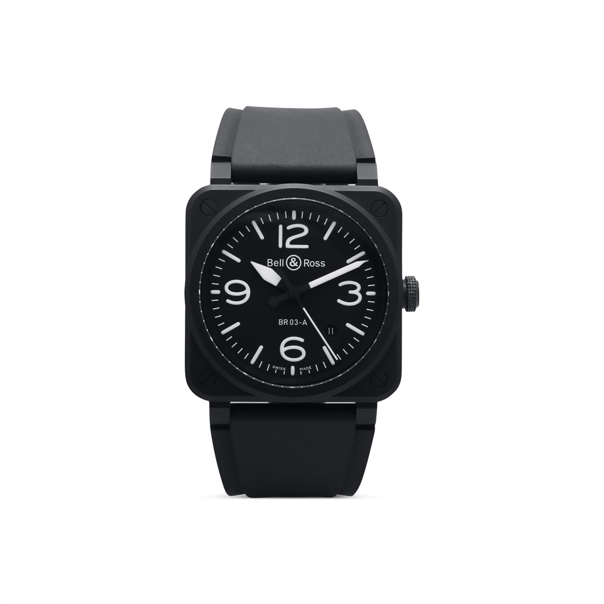 Preowned Bell and Ross watch in Alternative Metals BR03A-BL-CE/SRB