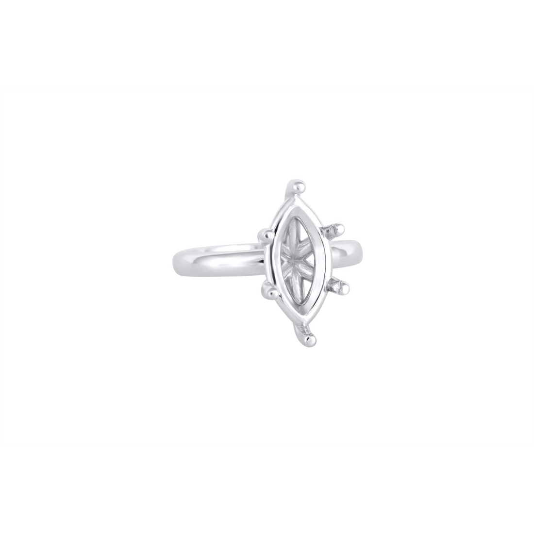 Engagement Collections Engagement Rings in White Gold 124348:1006:P