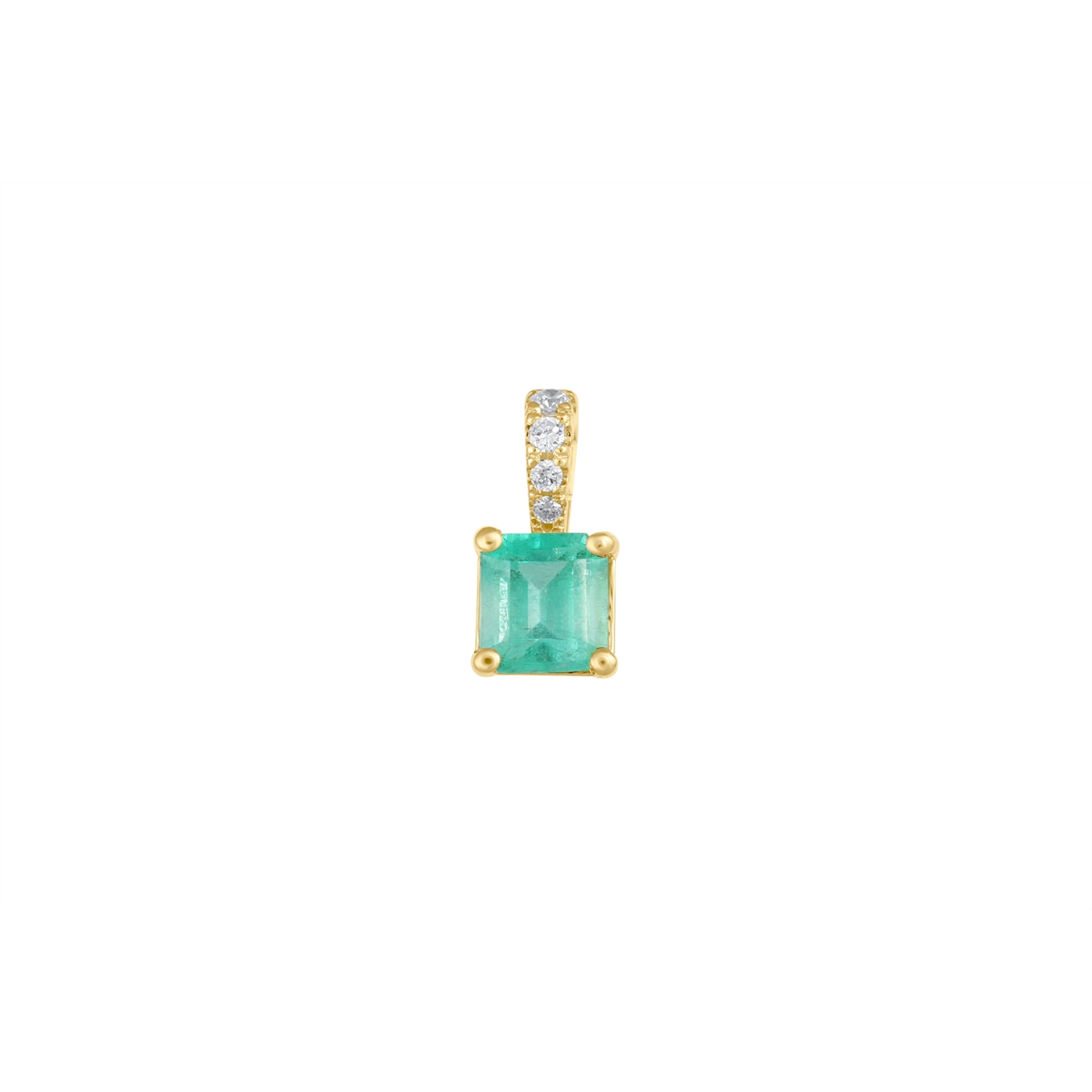 Pendants Pendants in Yellow Gold containing Multi-gemstone, Diamond, Emerald 459640