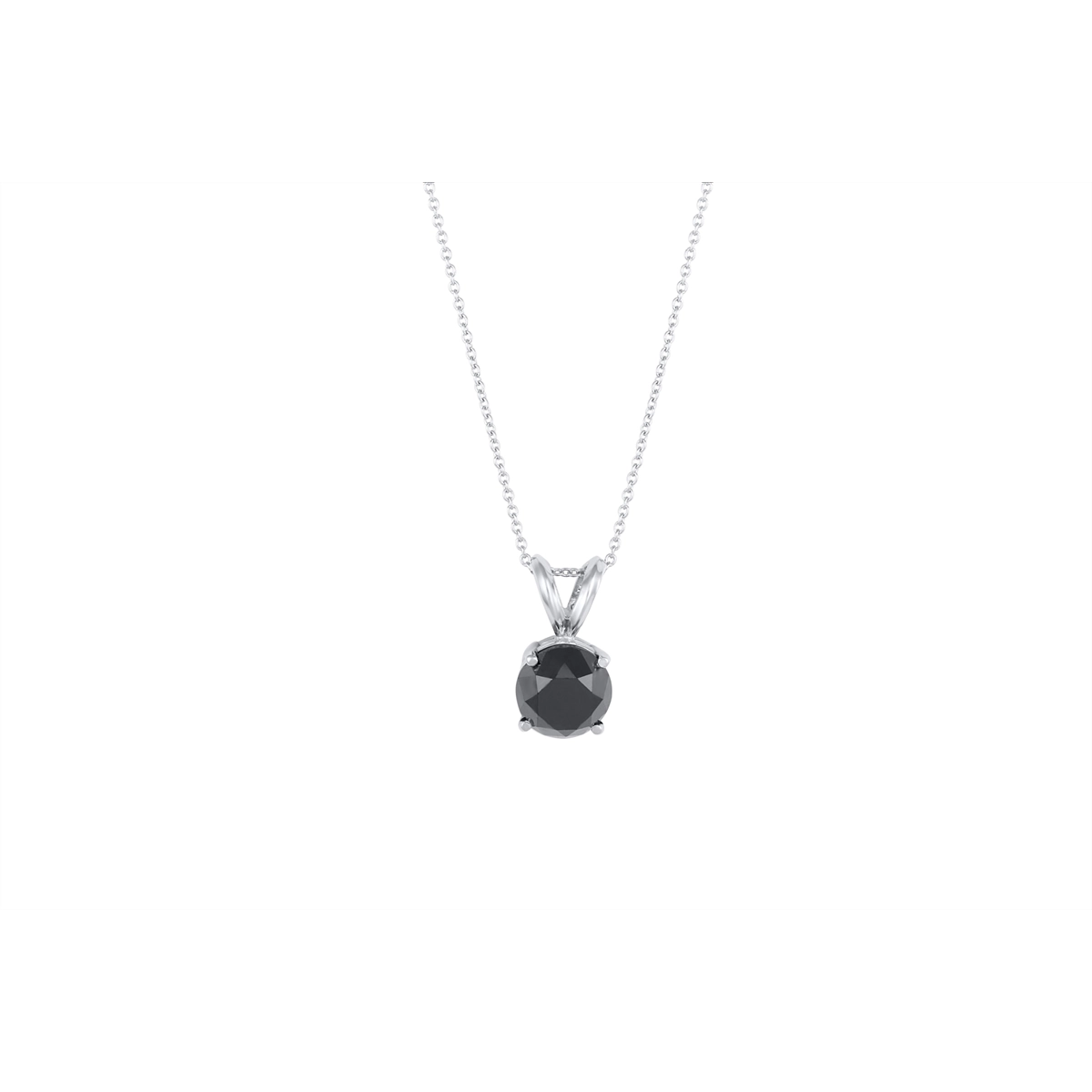 Pendants Pendants in White Gold containing Black diamond 459641