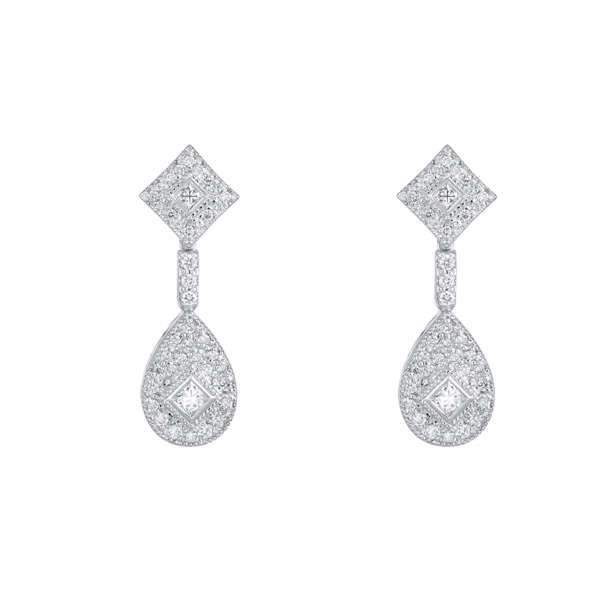 Philippe Charriol Earrings in White Gold containing Diamond 459659