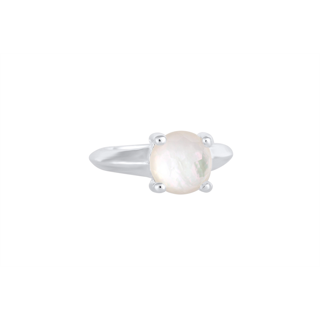 Other Rings in Silver containing Mother of pearl, Quartz, Multi-gemstone 459662