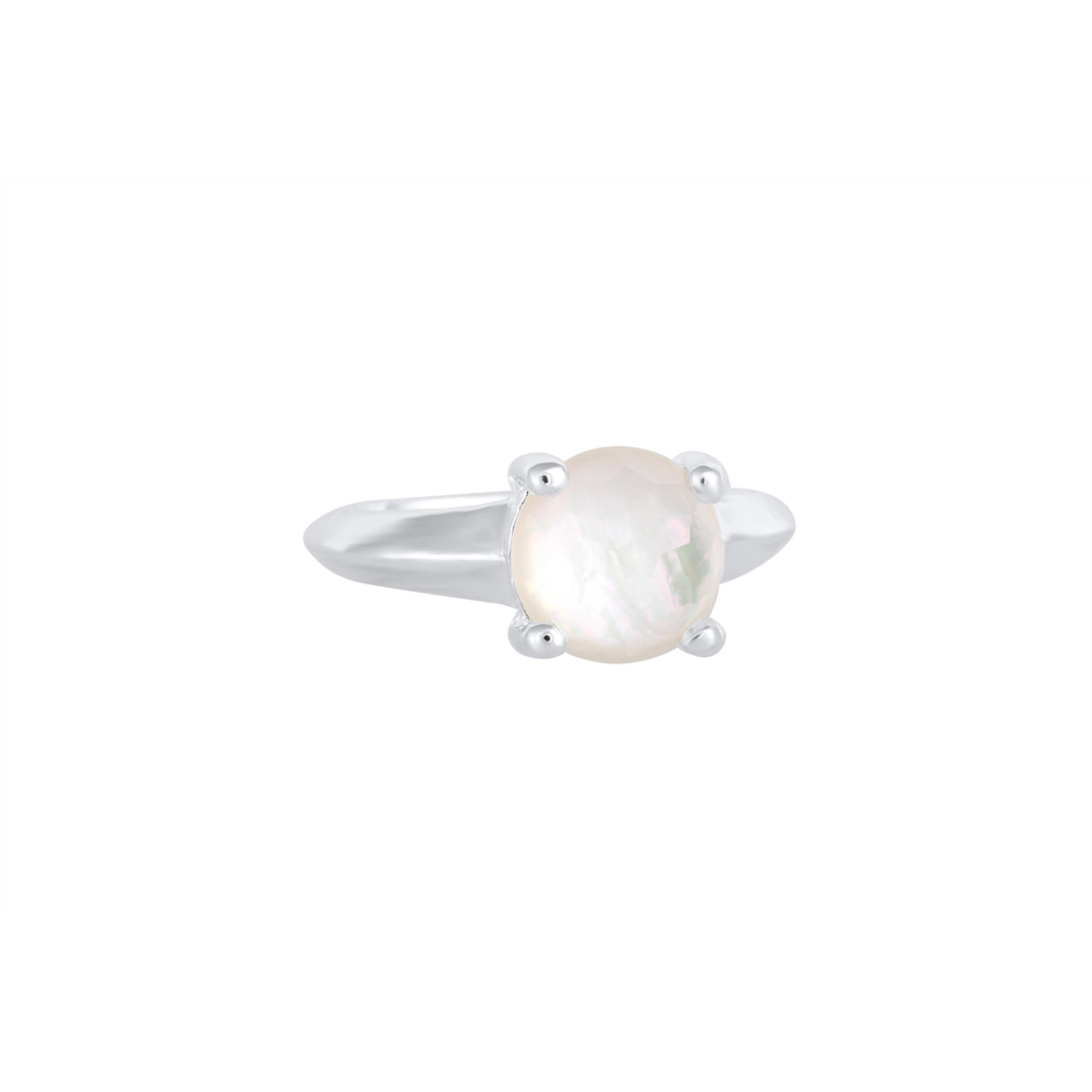 Other Rings in Silver containing Mother of pearl, Quartz, Multi-gemstone 459662