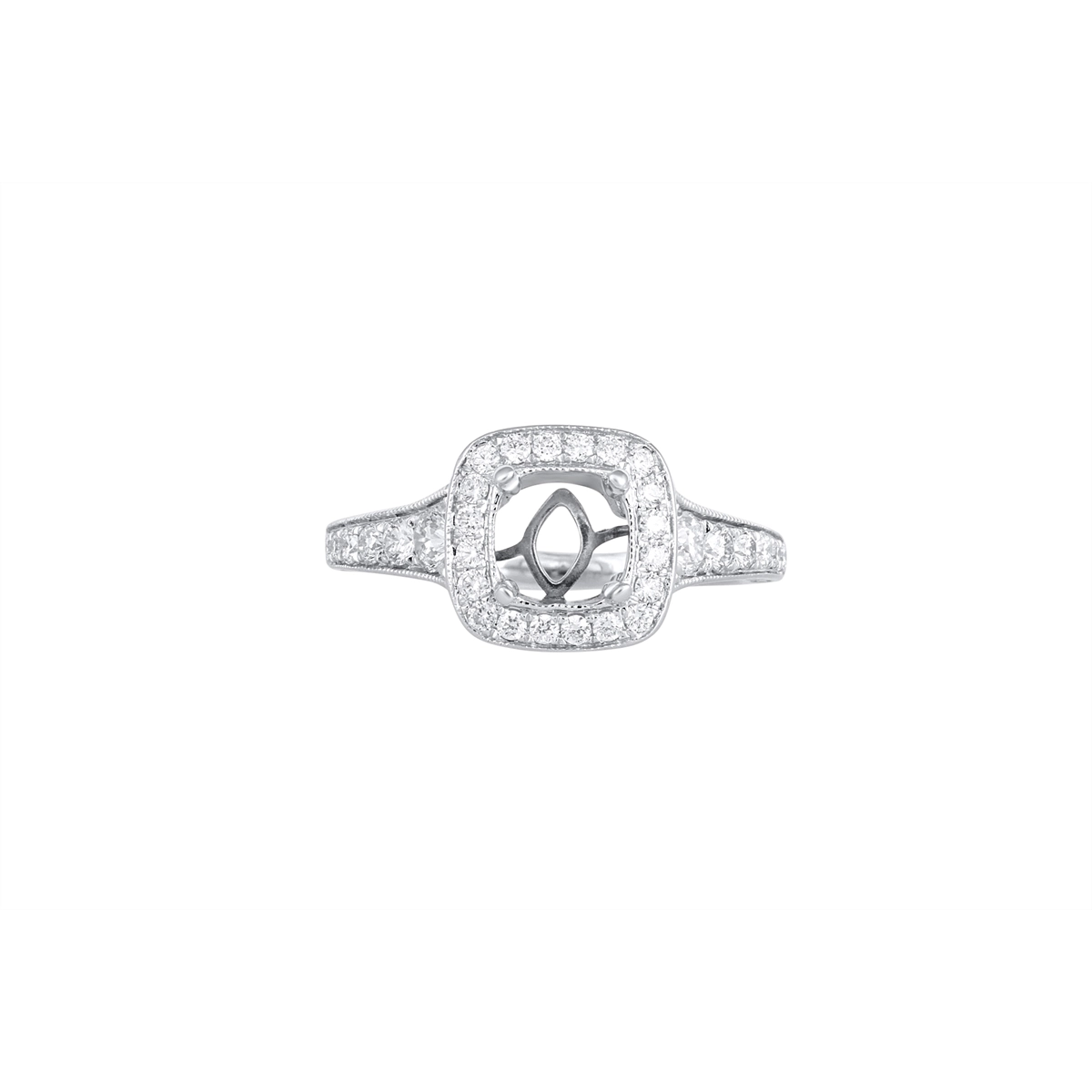 Gabriel & Co Engagement Rings in White Gold containing Diamond ER7293W44JJ