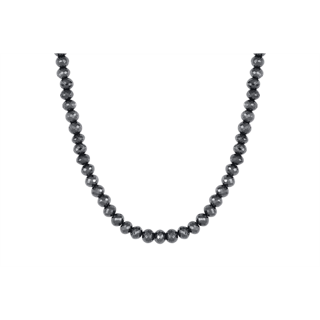 Necklaces Necklaces in White Gold containing Black diamond 459789