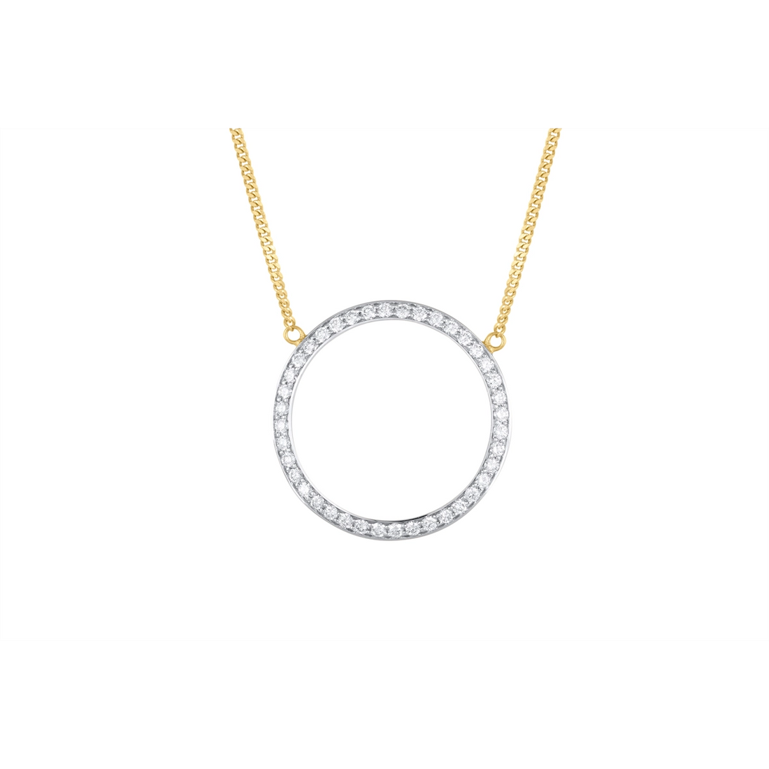 Necklaces Necklaces in Alternative Metals containing Diamond MBW-.75-SUBSTEEL-18KY