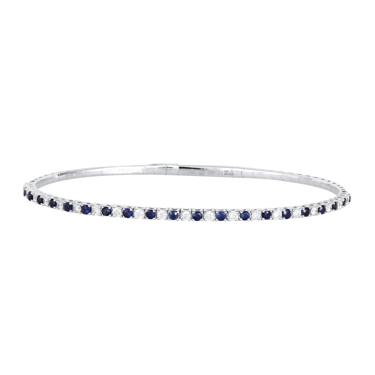 Bracelets Bracelets in White Gold containing Multi-gemstone, Diamond, Sapphire 459846