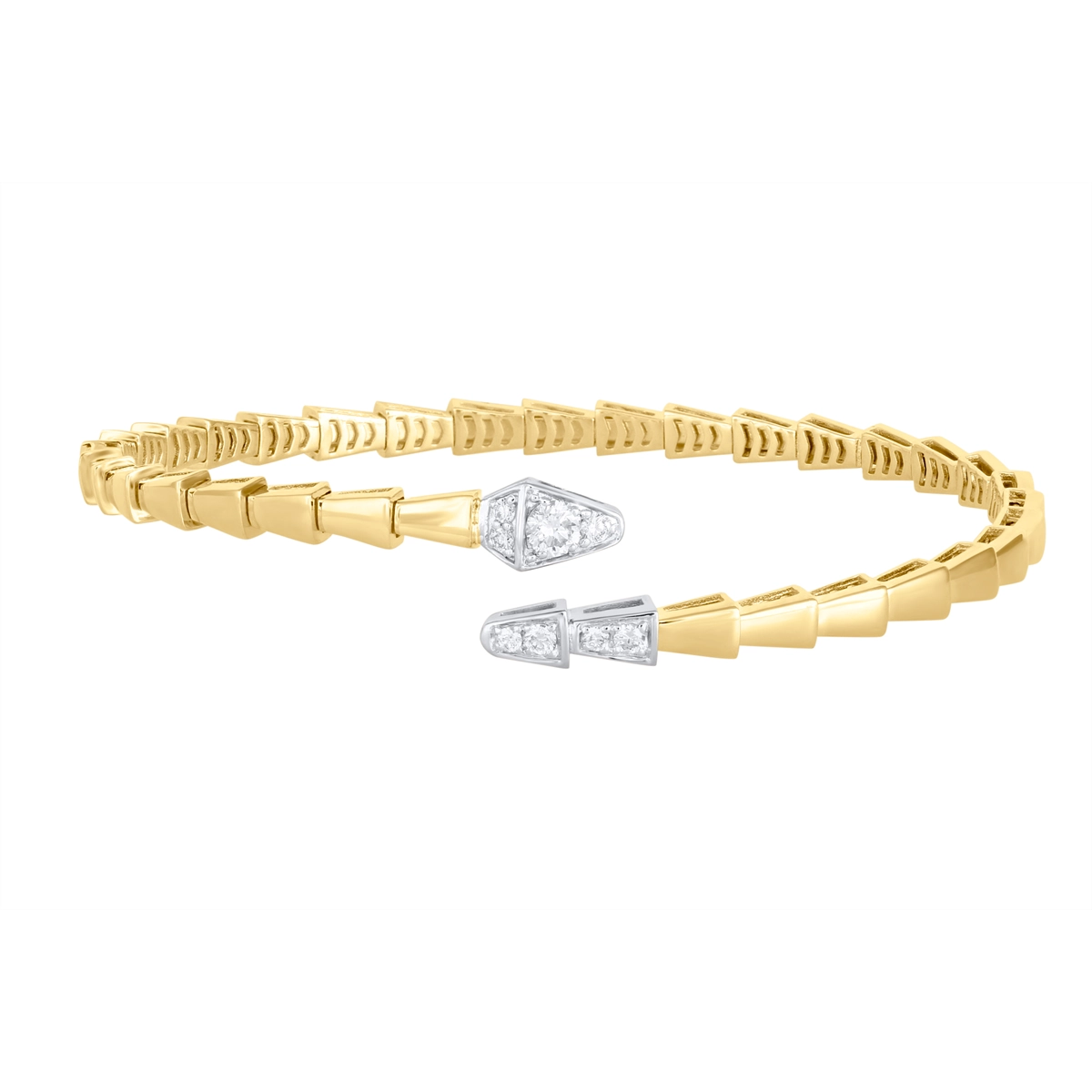 Bracelets Bracelets in Mixed Metals containing Diamond 459848