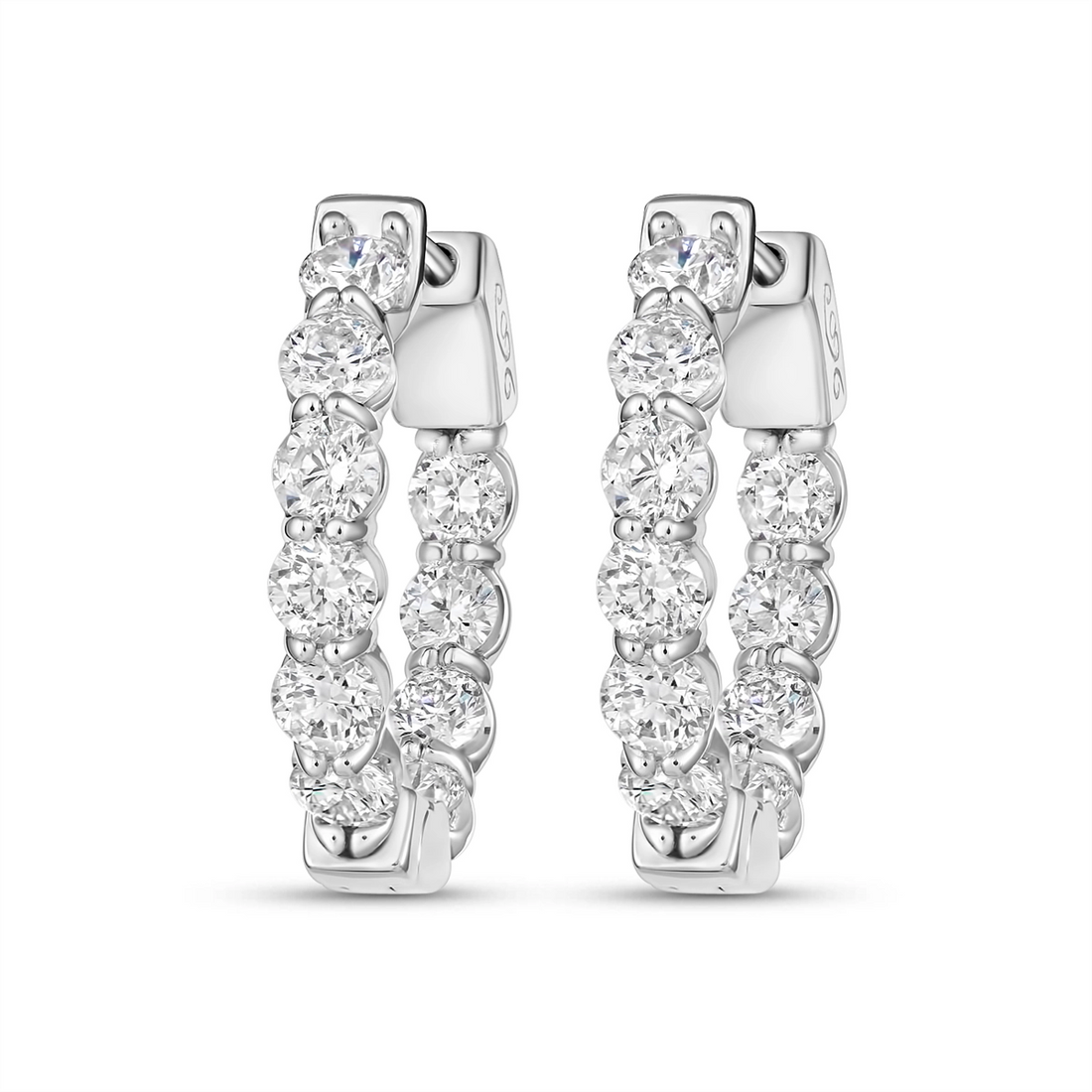 Earrings Earrings in White Gold containing Diamond 459870