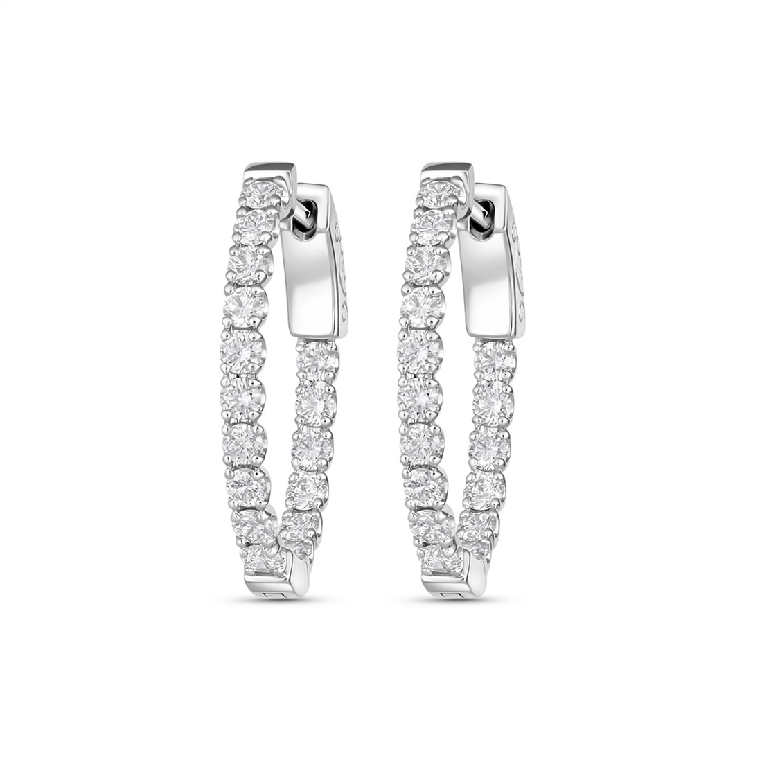 Earrings Earrings in White Gold containing Diamond 459871