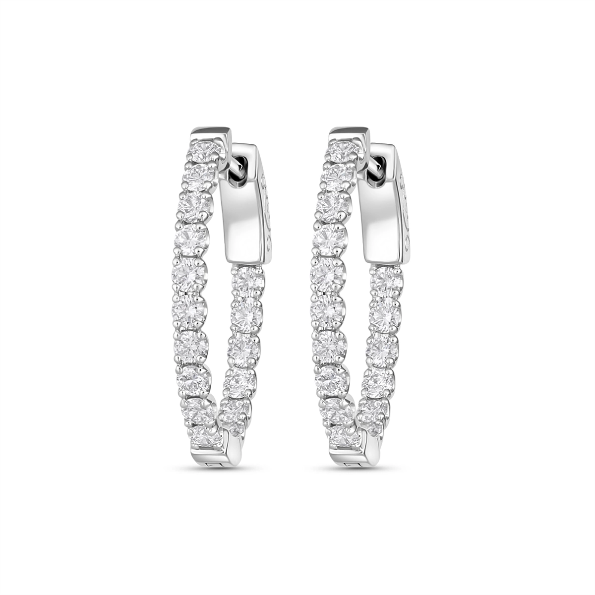 Earrings Earrings in White Gold containing Diamond 459871