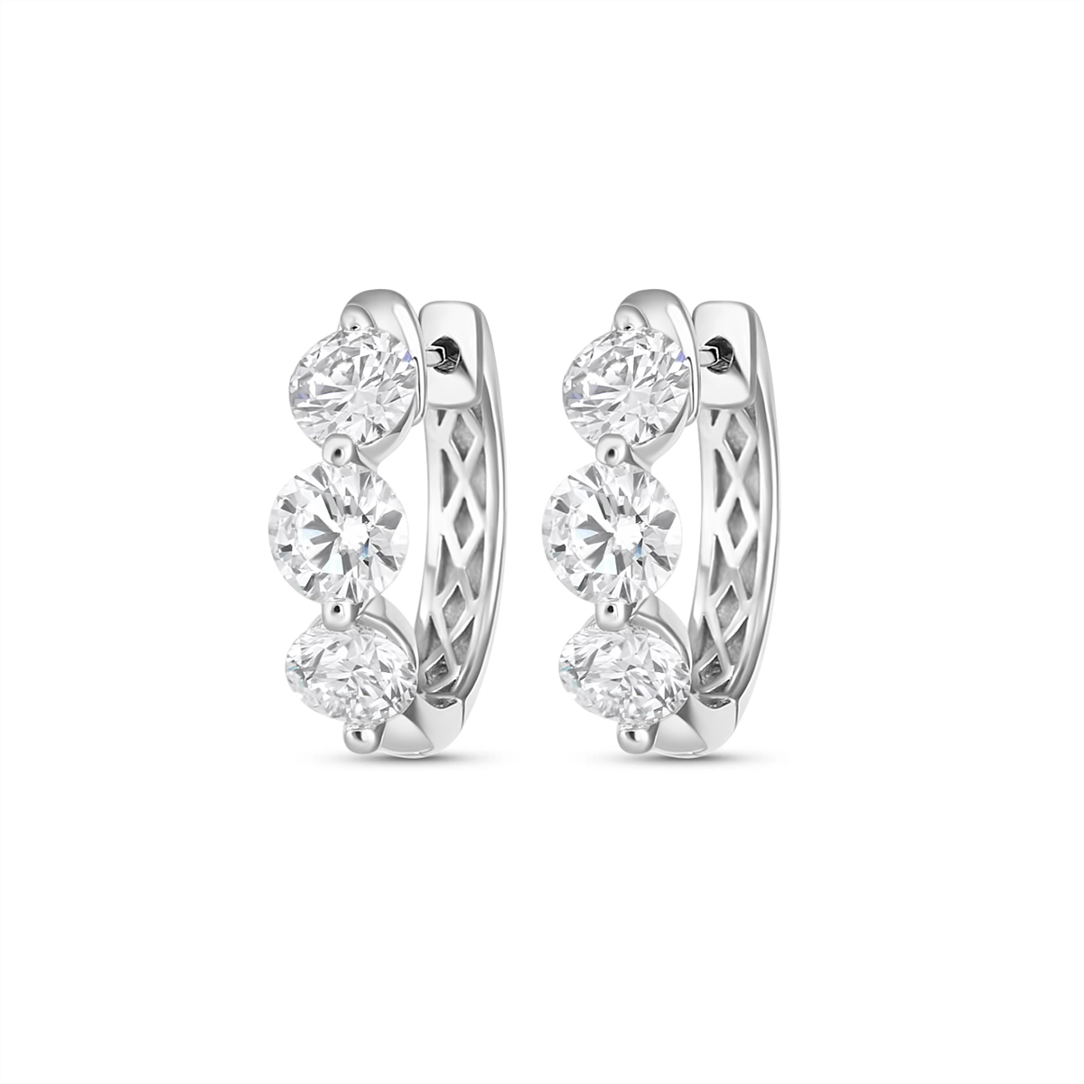 Earrings Earrings in White Gold containing Diamond 459874