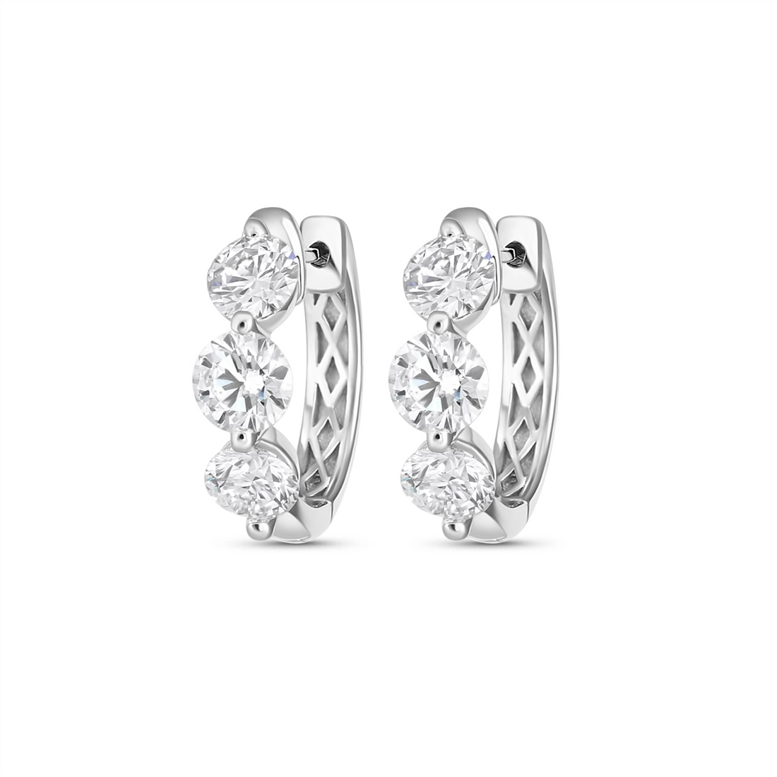 Earrings Earrings in White Gold containing Diamond 459874
