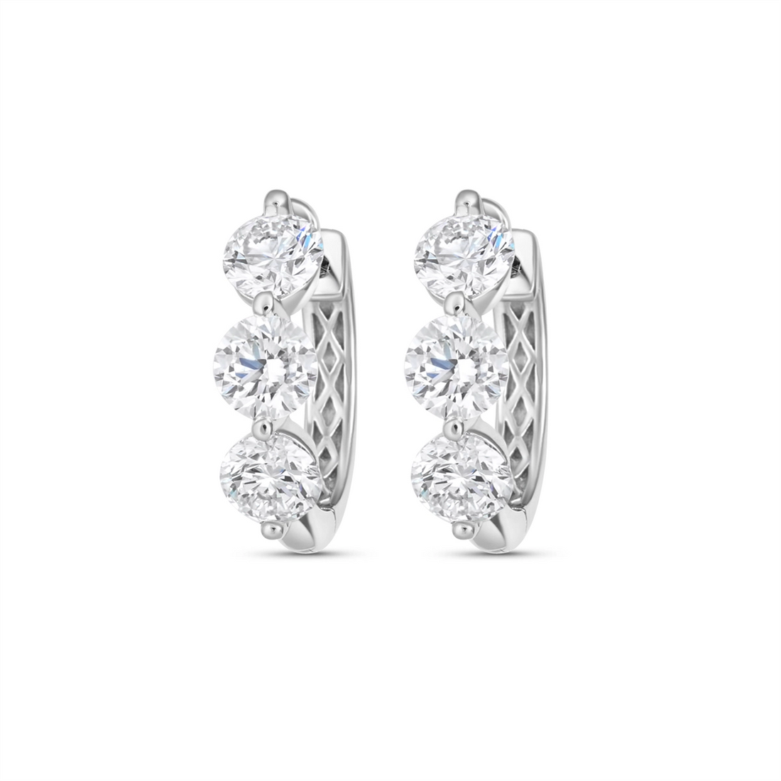 Earrings Earrings in White Gold containing Diamond 459875