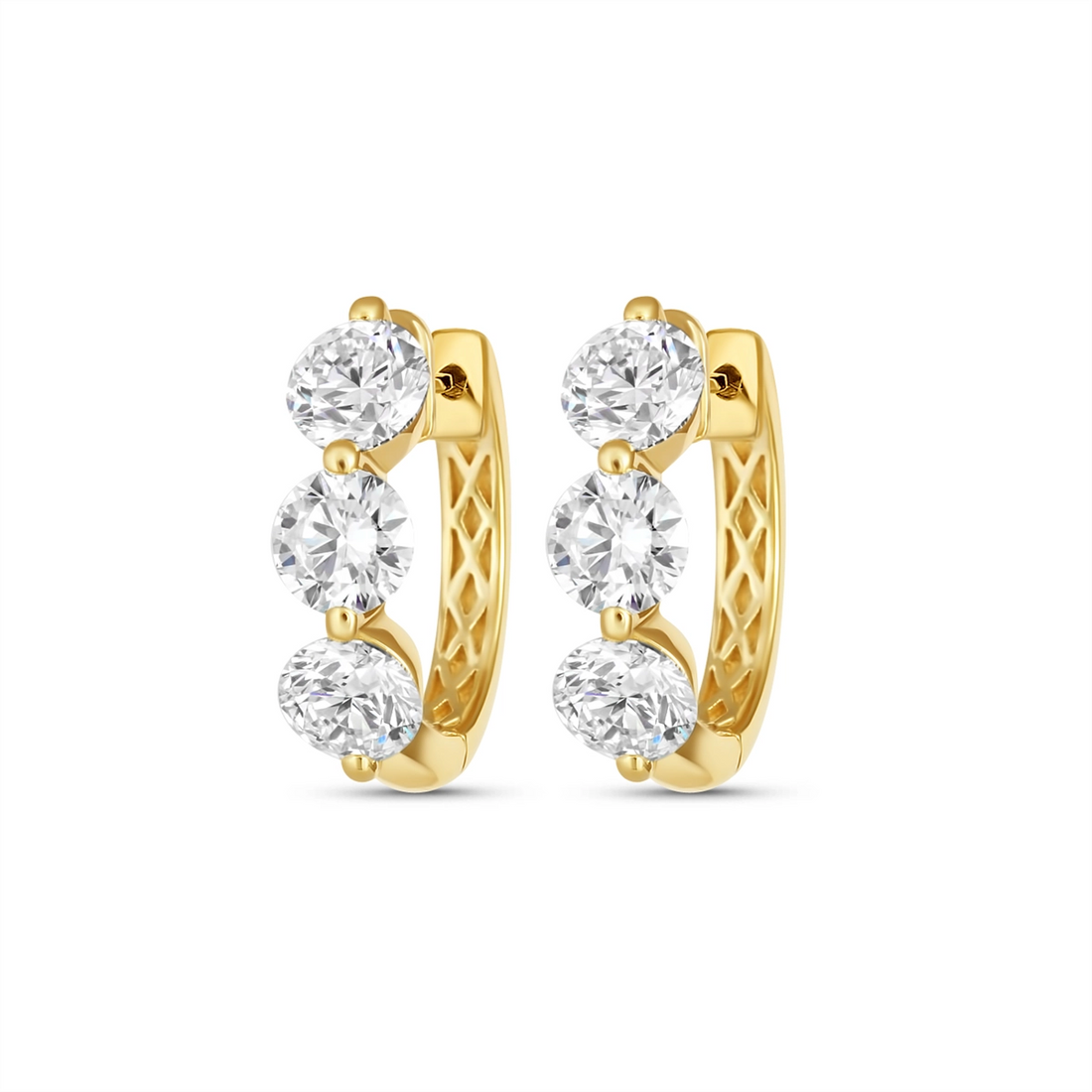 Earrings Earrings in Yellow Gold containing Diamond 459876
